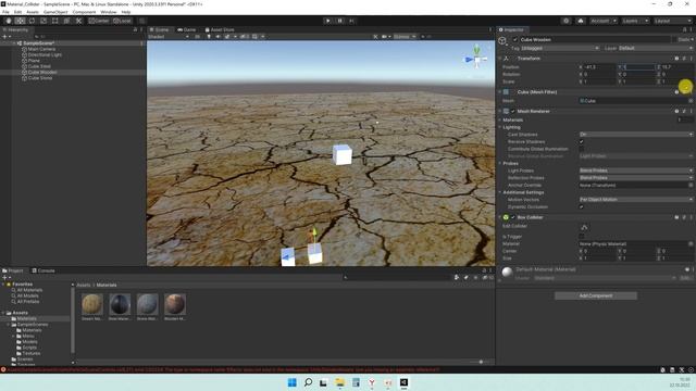Урок 2_2 Материалы и Коллайдеры "Разработка компьютерных игр на Unity" смотреть онлайн