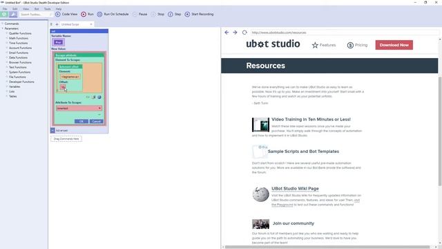 Ubot Studio Tutorial: Scrape Attribute Vs Find Regular Expression смотреть онлайн