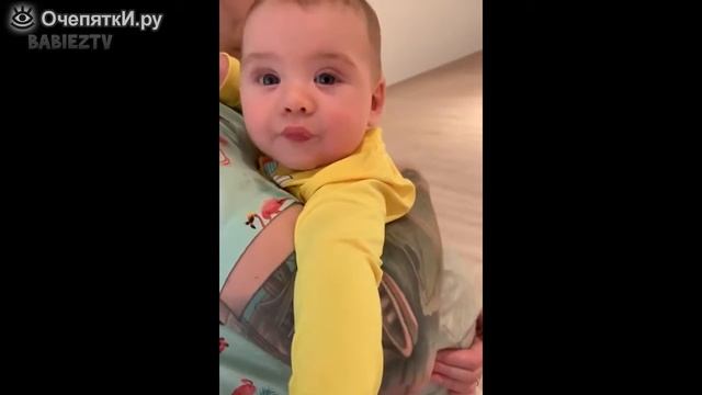 Ужасные звуки и смешные гримасы детей