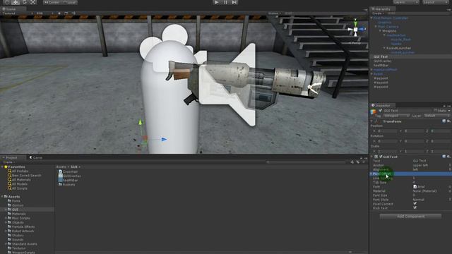 Как создать шутер на Unity3D урок 7 - GUI смотреть онлайн