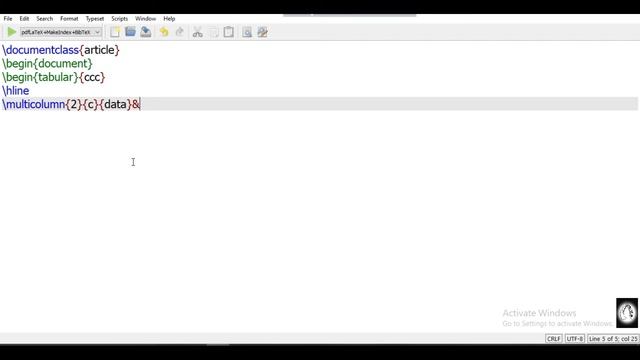 Merging cells in a row in Latex in Bangla смотреть онлайн