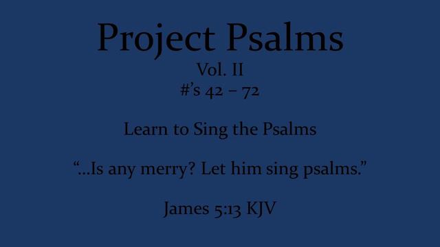 Psalm 58:6-11 Tune: Norwich Scottish Metrical Psalter 1650 смотреть онлайн