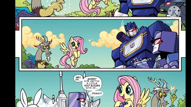 My Little Pony/Transformers (44 Comic Dub!) Issue #3 смотреть онлайн