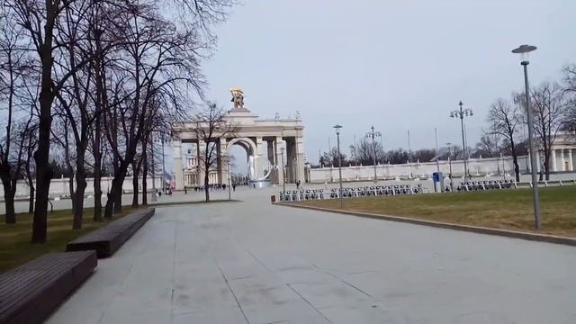 Станция метро Выставочный центр, Москва, Россия смотреть онлайн