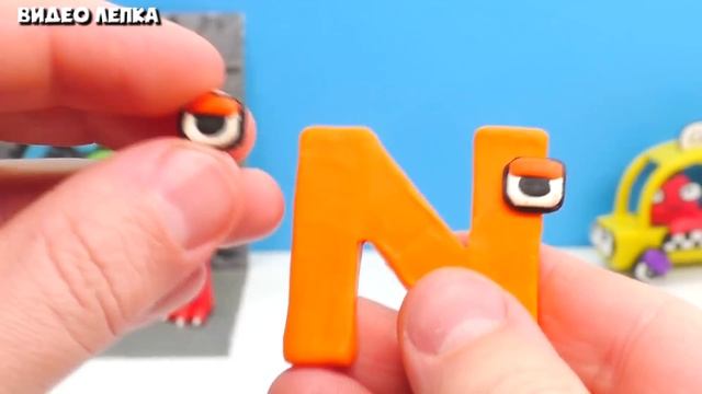 Лепим АЛФАВИТ ЛОР ? Монстры Alphabet Lore ► Видео Лепка смотреть онлайн