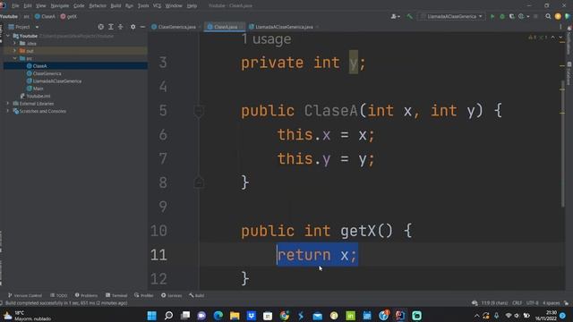 Conceptos de clase genérica en Java y Herencia смотреть онлайн
