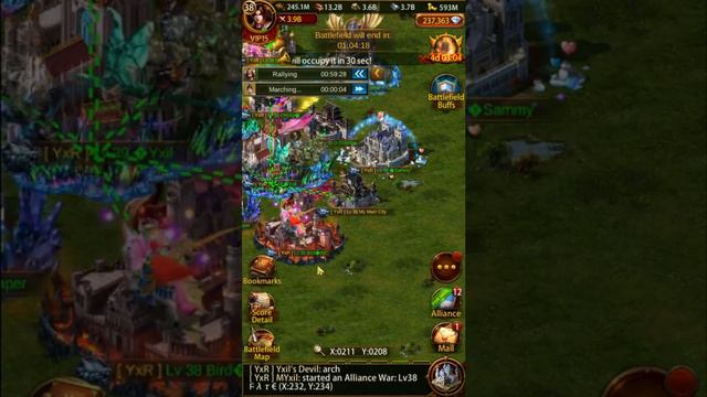Evony - ONLY THE ACTION - Battle of Chalons - Season 4, Round 1 #evony #evonythekingsreturn смотреть онлайн