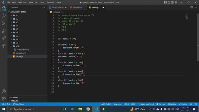 Else If & Switch Statement in JavaScript in 8 minutes | Basic | Part 1 смотреть онлайн