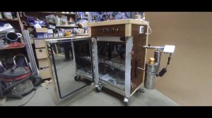 Дымогенератор и щепа для него.