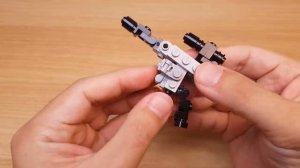 LEGO brick transformers mech MOC tutorial - Gunman 38 (similar to Megatron)