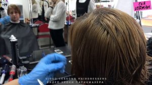 Как стричь ЖЕНСКИЕ СТРИЖКИ! Уроки! СТРИЖКА КАСКАД Круглый Твердый! Пошагово! Ева Лорман