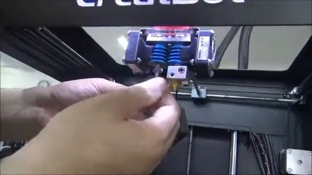 Replace nozzle and heating break D series CreatBot 3d printer смотреть онлайн
