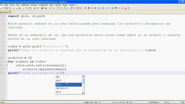 Tutorial de Python parte 21 - Módulos glob y os obtener información de directorios смотреть онлайн