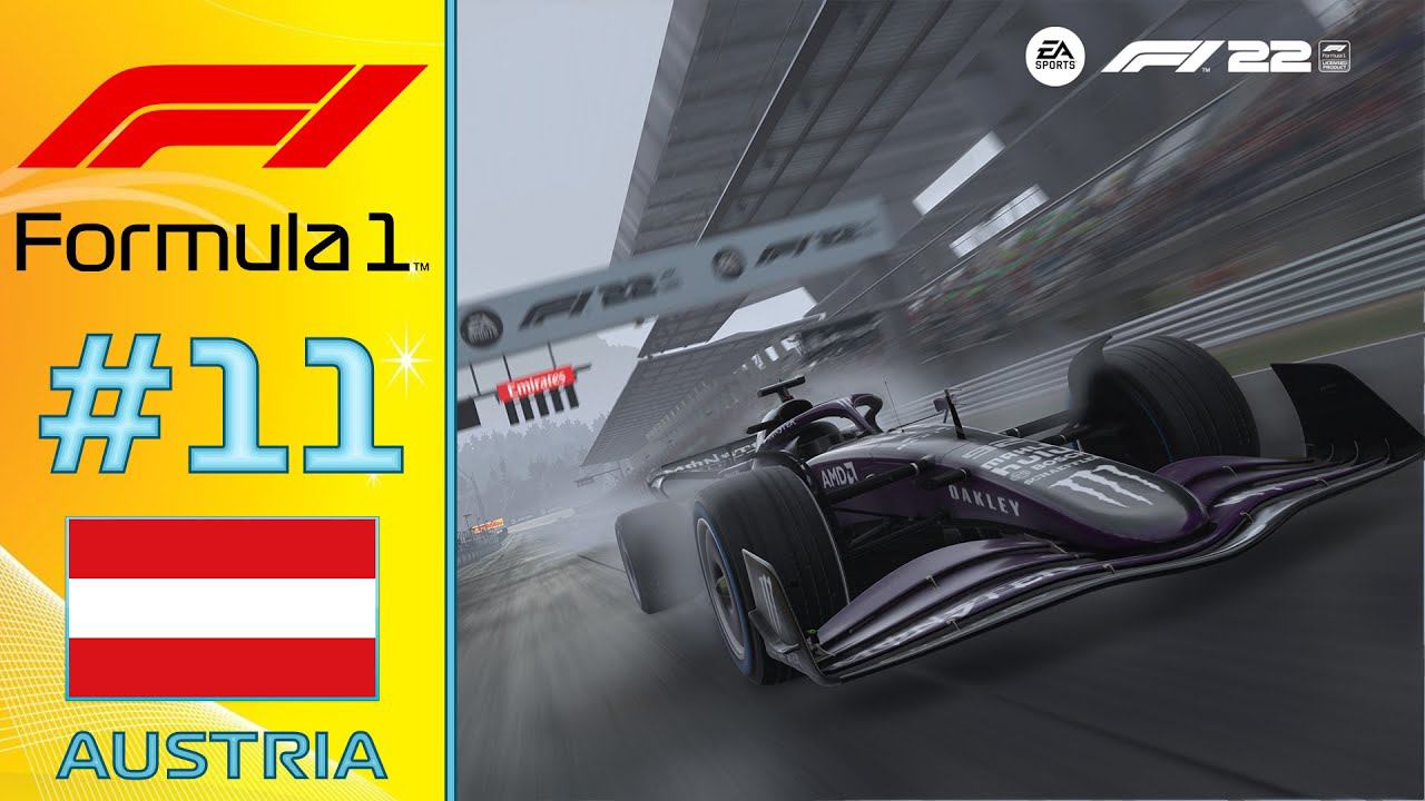F1 22: ЭТАП 11. АВСТРИЯ. ЛИВЕНЬ! 100% ДИСТАНЦИИ. смотреть онлайн