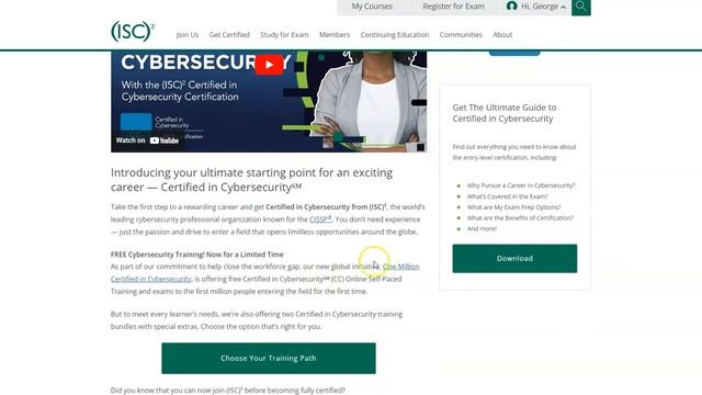 New ISC2 CC Certification! | THE WHY AND THE HOW SERIES смотреть онлайн