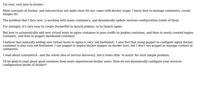Automatically add new vhosts to docker nginx container смотреть онлайн