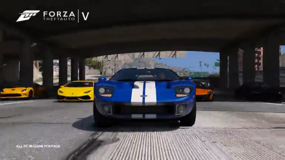 Forza 6 - Launch Trailer Remake in GTA V! смотреть онлайн