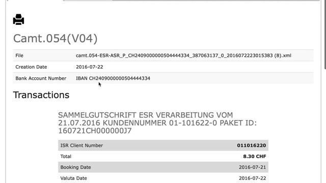 DigIntu Tech ISO 20022 CAMT0.53 CAMT.054 XML to TXT CSV Converter смотреть онлайн