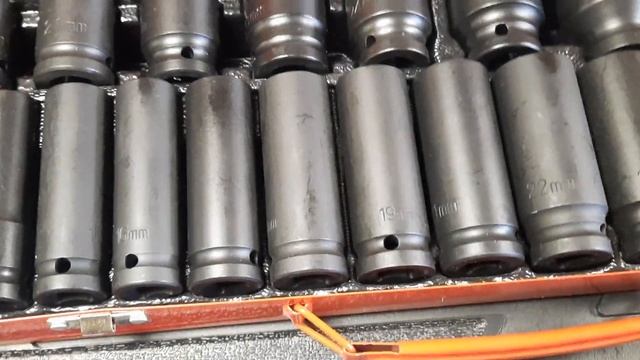 Набор ударных головок удлинённых и торцевых на 1/2 в железном кейсе смотреть онлайн