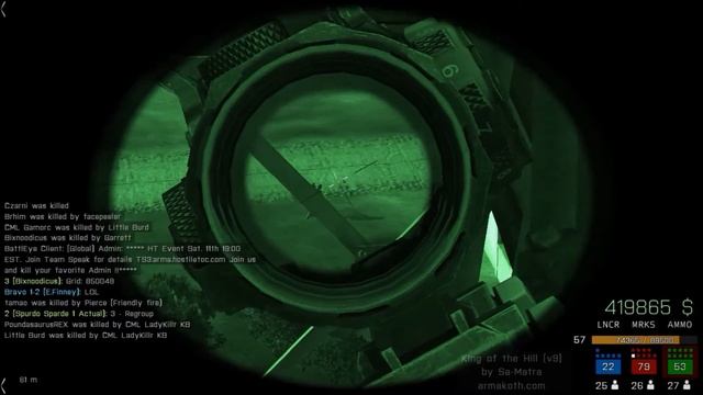 Arma 3 KOTH quick guide and marksman shots смотреть онлайн