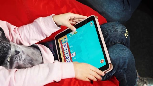 Развивающая игра для детей. Строим слова и учимся читать.