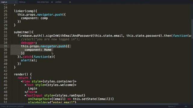 React Native resetting routes after login смотреть онлайн