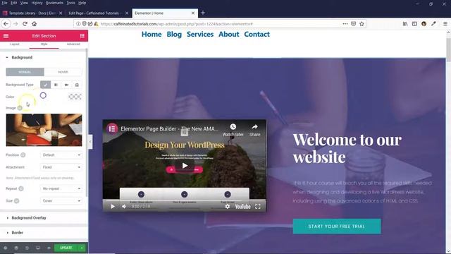 Create a Simple Homepage for Your WordPress Website / Elementor Site Library Tutorial смотреть онлайн