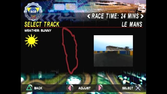 Le Mans 24 Hours (Test Drive Le Mans) (ps1) Воскресная зона №46 смотреть онлайн