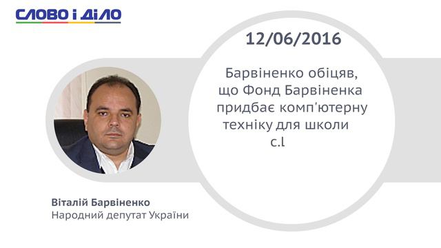 Фонд Виталия Барвиненко не приобрел компьютерную технику для школы-гимназии в селе Шабо смотреть онлайн