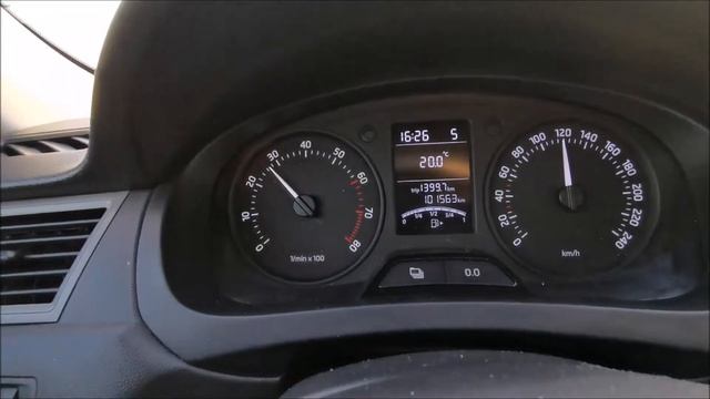 Škoda Rapid 1.2 TSI Spaceback Acceleration Test