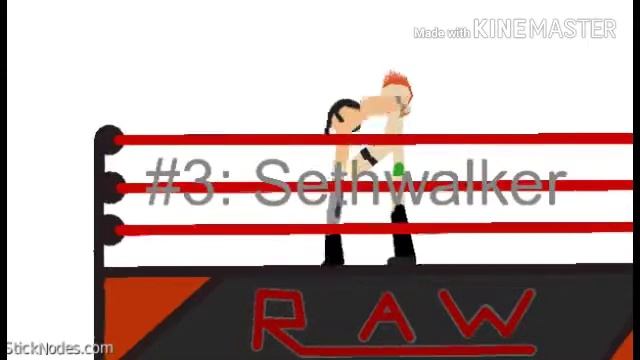 Stick Nodes WWE | Top 6 Seth Rollins Moves смотреть онлайн