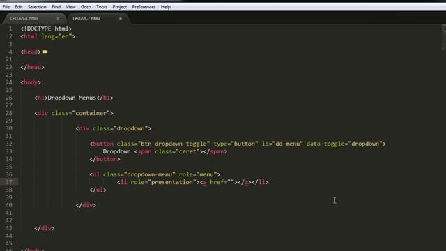 [Master Bootstrap in 7 days] 06/16 Dropdowns смотреть онлайн