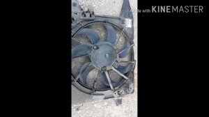 NISSAN ALMERA. Замена электровентилятора охлаждения