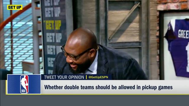 Jalen Rose disagrees with Devin Booker on double teaming in pickup games | Get Up смотреть онлайн