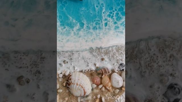 Часы из эпоксидной смолы Море. Морской берег. смотреть онлайн
