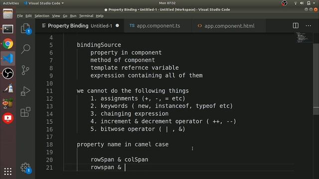 Angular Property Binding смотреть онлайн