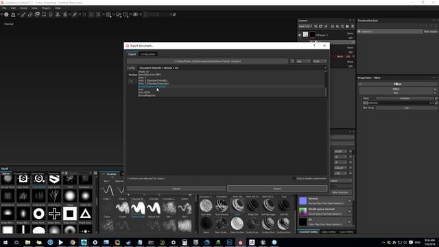 Painting out Normal bake artifacts in Substance Painter смотреть онлайн