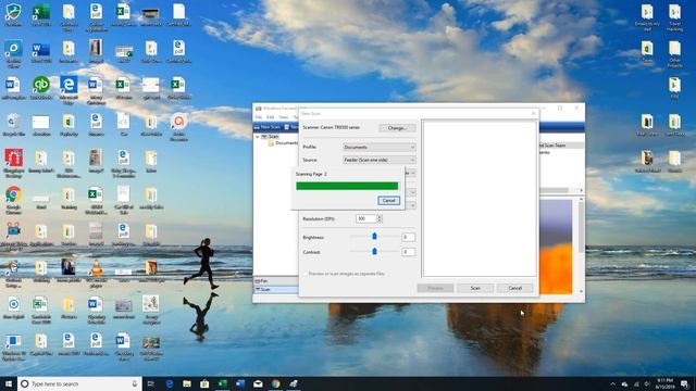 How to scan multiple pages to PDF using Windows Fax and Scan смотреть онлайн