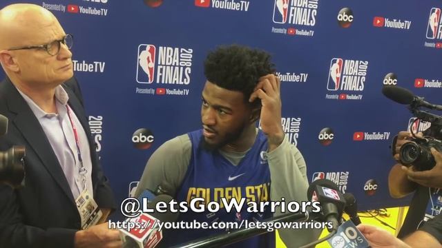 Partial JORDAN BELL interview from 2018 NBA Finals Media Day at Oracle Arena смотреть онлайн