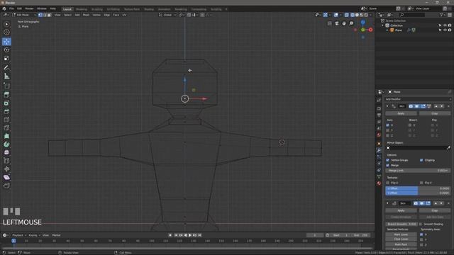 Modyfikator Skin - Blender 2.8 смотреть онлайн