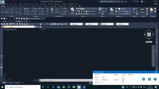 user interface of AutoCad 2020 version in Telugu || for beginners || смотреть онлайн