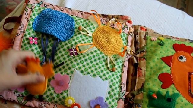 Развивающая книга из ткани смотреть онлайн