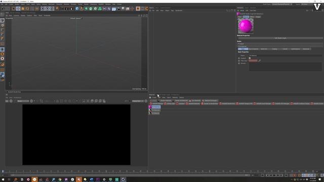 Redshift for Cinema4D: How to Fix Black Material Previews смотреть онлайн