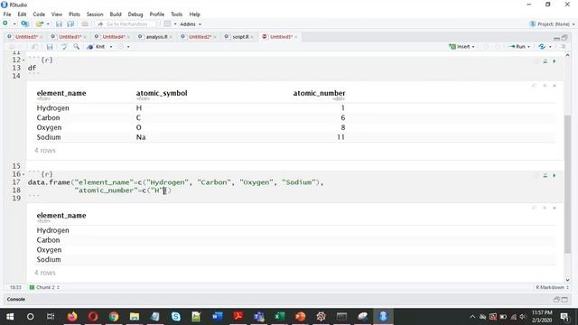 R - How to create R Dataframe from Scratch ? смотреть онлайн