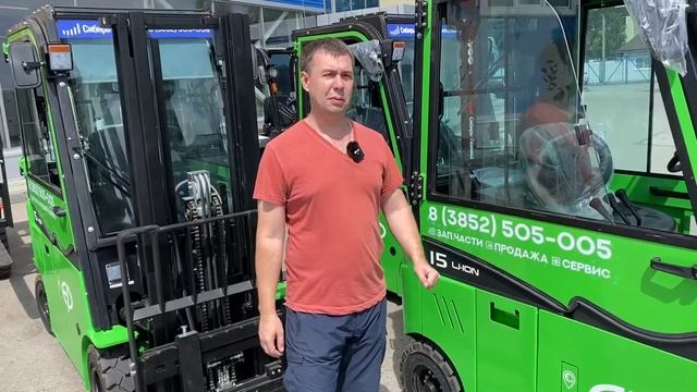 Вилочный погрузчик электрический четырёхопорный вилочный EP Li-on АКБ. Китайский погрузчик. смотреть онлайн