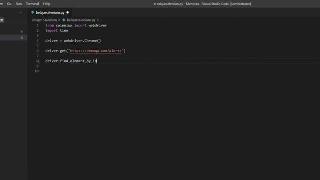 Handling Alerts with Prompt (3) | Belajar Selenium Python Bahasa Indonesia смотреть онлайн