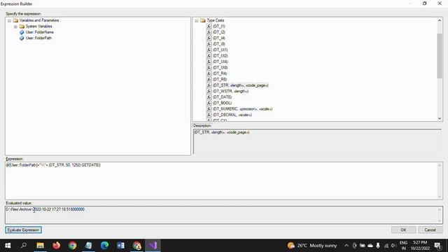 SSIS||Create Folder with Today's Date as Name of the Folder смотреть онлайн
