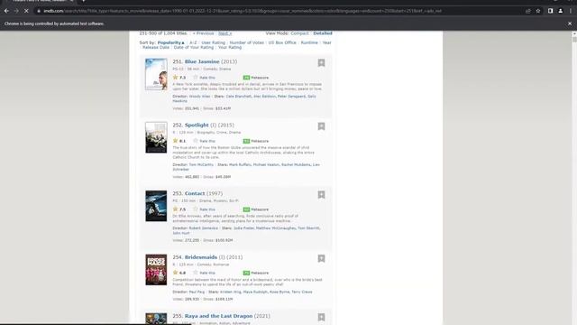 Automation Extract IMDb Movie Ratings And Their Details Using Selenium & Beautifulsoup смотреть онлайн