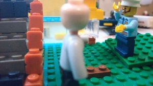 Лего. Торговый центр. Эскалатор. Потерялся башмак.