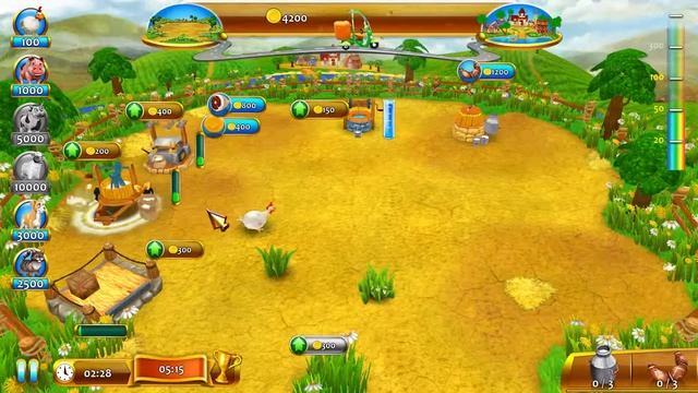 Прохождение игры - Веселая ферма 4 ( Farm Frenzy 4). Уровень 13 смотреть онлайн